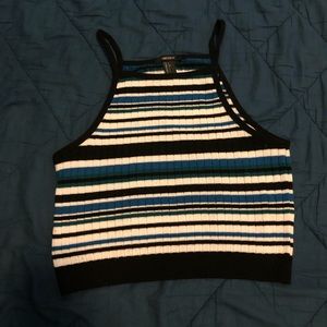 Striped crop top